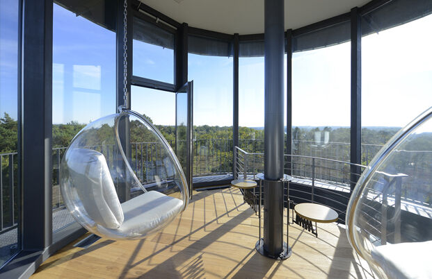 Lounge Bubble Chair mit Aussicht